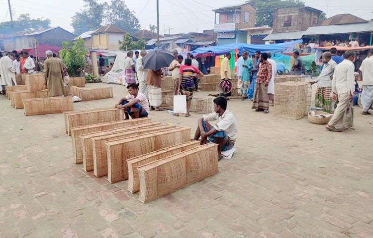 নলডাঙ্গায় জমজমাট খলশুনের হাট- নলডাঙ্গা হাট থেকে সম্প্রতি তোলা ছবি