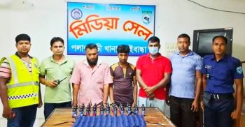 পলাশবাড়ীতে ফেনসিডিল সহ দুই মাদক ব্যবসায়ী গ্রেপ্তার