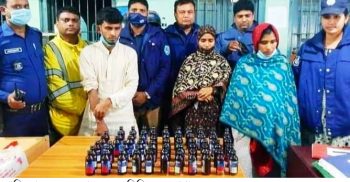 গোবিন্দগঞ্জে তিন নারী মাদক ব্যবসায়ীসহ গ্রেপ্তার ৭