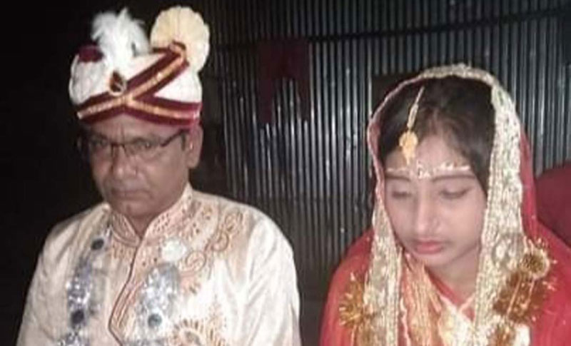 নবম শ্রেণির ছাত্রীর সঙ্গে ৪৫ বছরের চেয়ারম্যানের বাল্যবিয়ে; সামাজিক যোগাযোগ মাধ্যমে সমালোচনার ঝড়