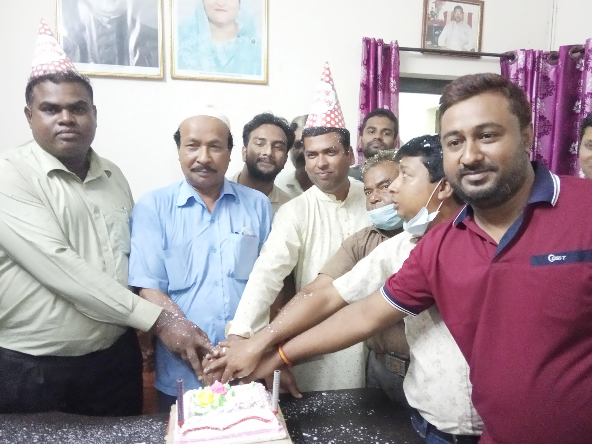 পলাশবাড়ীতে সাংবাদিক হামিদুল ও রবিউলের জন্মদিন পালিত