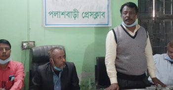 পলাশবাড়ী প্রেসক্লাবের সাংবাদিকদের সাথে মেয়র প্রার্থী  বিপ্লবের মতবিনিময়