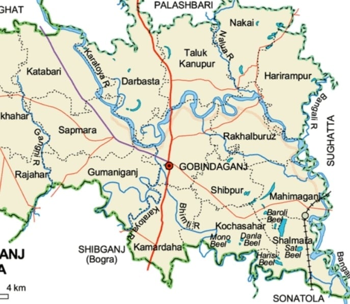 গোবিন্দগঞ্জে যুবককে গলাকেটে হত্যা; গ্রেপ্তার ৩ রিমান্ডে ২