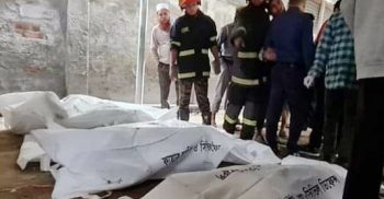 গাজীপুরে গ্যাস সিলিন্ডার বিস্ফোরনে স্বামী-স্ত্রীসহ নিহত ৪