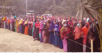 গোবিন্দগঞ্জ পৌরসভায় শান্তিপূর্ণভাবে চলছে ভোট গ্রহণ