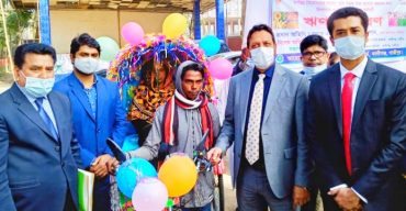 কালীগঞ্জে চার ভিক্ষুককে পুর্নবাসন করলেন উপজেলা প্রশাসন