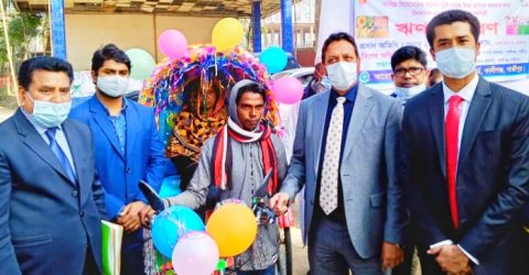 কালীগঞ্জে চার ভিক্ষুককে পুর্নবাসন করলেন উপজেলা প্রশাসন