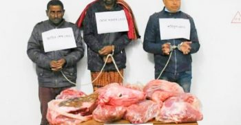 মোংলায় হরিণের মাথা-মাংসসহ আটক ৩