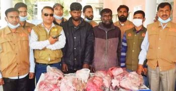 রামপালে হরিণের মাংস সহ আটক ২