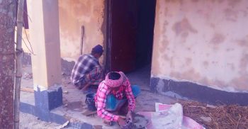 মাস না যেতেই আশ্রয়ণ প্রকল্পের ঘরে ফাটল