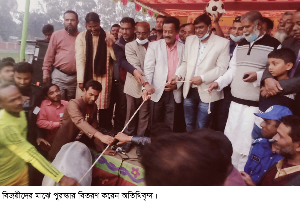 গোবিন্দগঞ্জে ফুটবল টুর্নামেন্টের ফাইনাল খেলা অনুষ্ঠিত