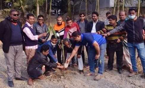 মুজিববর্ষে প্রেসক্লাবের উদ্যোগে বৃক্ষ রোপন কর্মসূচি
