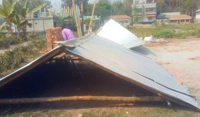 আদালতের নিষেধাজ্ঞা অমান্য করে বিবাদী কর্তৃক নালিশী জমি দখলের চেষ্টা