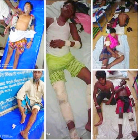 শরণখোলায় দুই পক্ষের সংঘর্ষে আহত ৪২