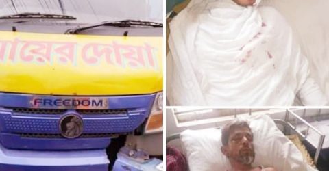 পলাশবাড়ীতে পিকআপের ধাক্কায় শিক্ষার্থীসহ আহত-৫