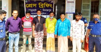 ঘোড়াঘাটে চার জুয়াড়ীর ২ মাস কারাদণ্ড