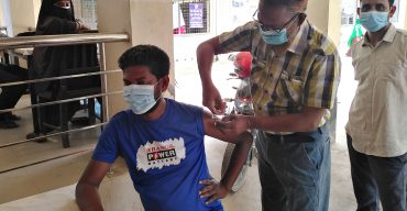 প্রথম বারের মত ইউনিয়ন পর্যায়ে করোনার ভ্যাকসিন প্রদান বুথ স্থাপন হলো ঘোড়াঘাটে