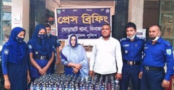 ঘোড়াঘাটে কথিত সাংবাদিক দম্পতি ফেনসিডিল সহ গ্রেপ্তার