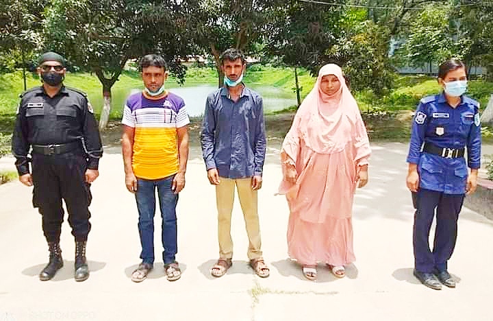 আটহাজার পিস ইয়াবা উদ্ধার, স্বামী-স্ত্রীসহ গ্রেপ্তার ৩