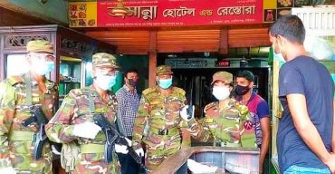 কঠোর লকডাউন বাস্তবায়নে মাঠে সেনাবাহিনী