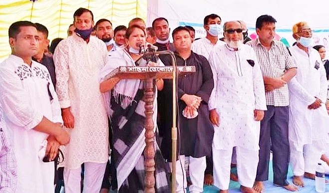 জাতির পিতা শেখ মুজিবের আর্দশ বাস্তবায়নে ঐক্যবদ্ধ থাকতে হবে; এ্যাড. উম্মে কুলসুম স্মৃতি এমপি