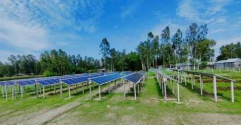 ব্রহ্মপুত্র নদের মাঝে প্রত্যন্ত চরে ৫৪ কিলোওয়াট মাইক্রোগ্রীড বিদ্যুৎ সেবা’র উদ্বোধন