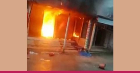 গোবিন্দগঞ্জে আগুনে পুড়ল কোটি টাকা পণ্যের দুটি দোকান