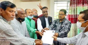 পলাশবাড়ীতে আওয়ামীলীগ দলীয় প্রার্থীদের মনোনয়নপত্র দাখিল