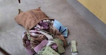 নির্বাচনের দুদিন পর বস্তাভর্তি ব্যালট পেপার উদ্ধার
