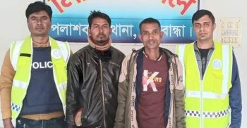 পলাশবাড়ীতে গাঁজাসহ ২ ব্যবসায়ী গ্রেফতার