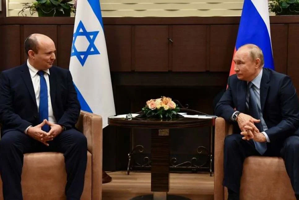পুতিনের সঙ্গে ইসরায়েলের প্রধানমন্ত্রীর বৈঠক