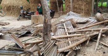 গোবিন্দগঞ্জে বসতবাড়ি উচ্ছেদ করে জমি দখলের চেষ্টার অভিযোগ