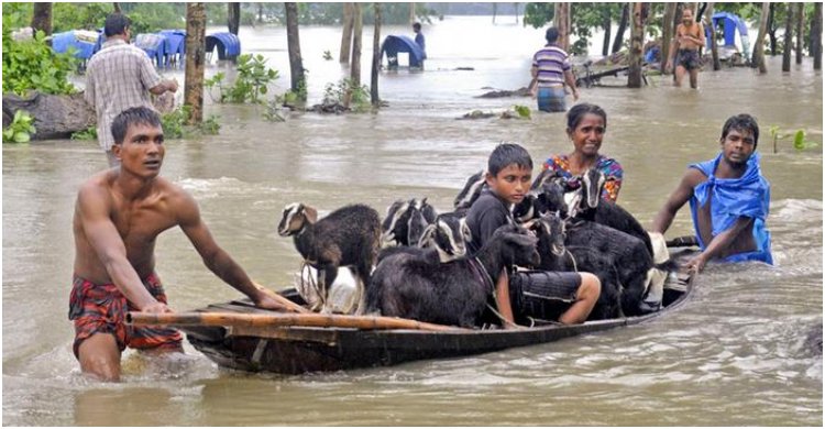 স্মরণকালের প্রবলতর বন্যায় বিপর্যস্ত পূর্বাঞ্চল, দুর্দশায় বানভাসীরা