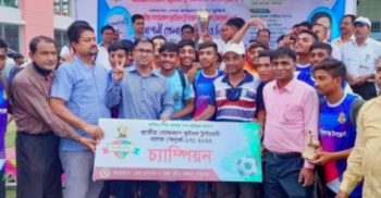 বঙ্গবন্ধু শেখ মুজিবুর রহমান জাতীয় গোল্ডকাপ ফুটবল টুর্নামেন্টে গোবিন্দগঞ্জ দল চ্যাম্পিয়ন
