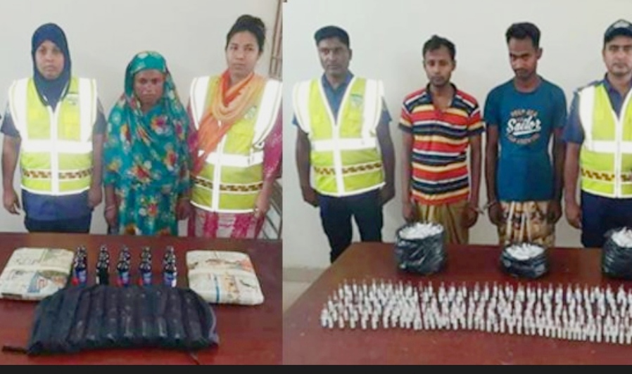 গোবিন্দগঞ্জে নারীসহ তিন মাদক ব্যবসায়ী গ্রেপ্তার