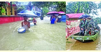 শত বছরের রেকর্ড ভাঙা বন্যা; চরম দুর্ভোগে বানভাসী মানুষ