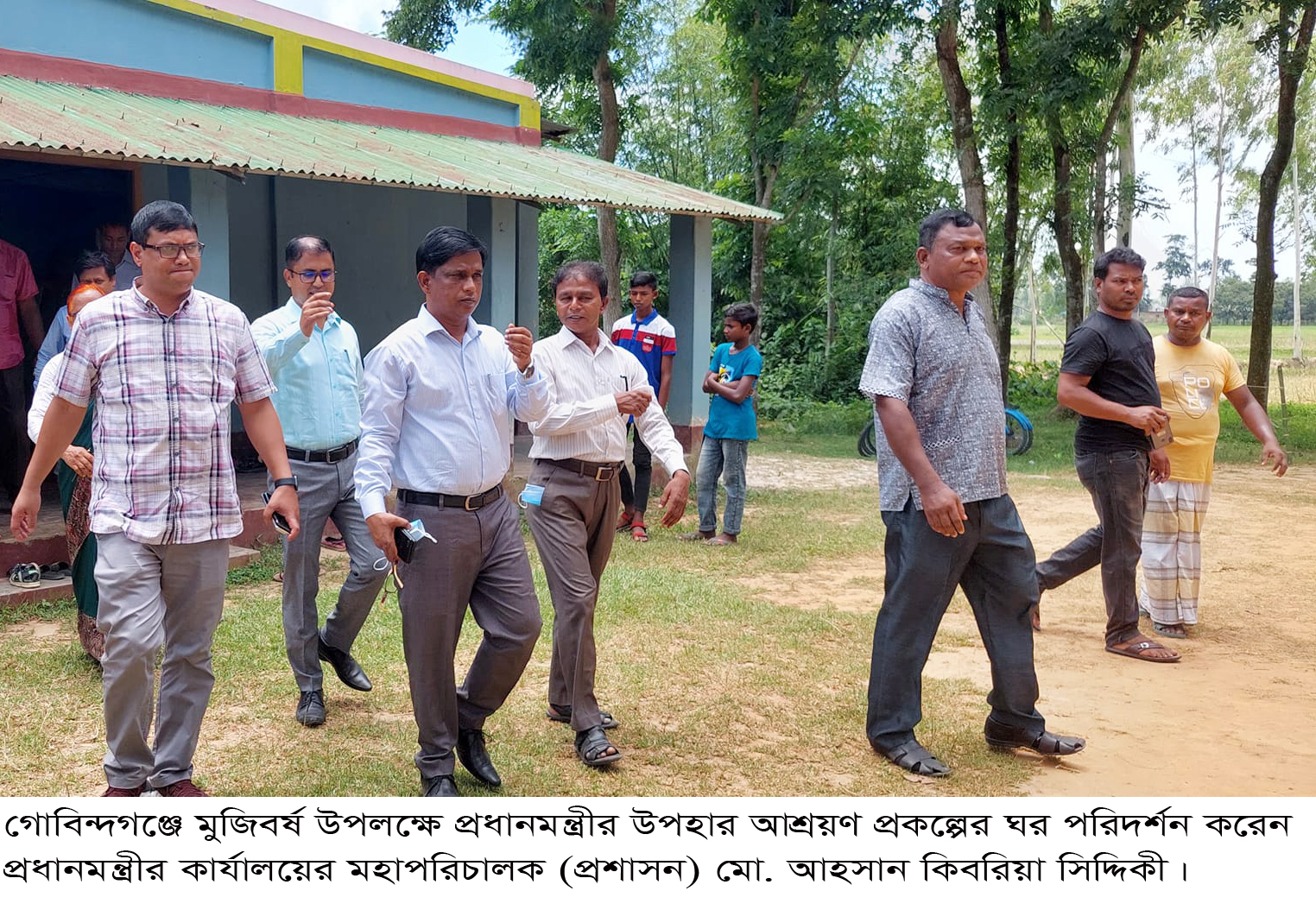  গোবিন্দগঞ্জে উন্নয়ন কাজ পরিদর্শনে   প্রধানমন্ত্রীর কার্যালয়ের মহাপরিচালক 