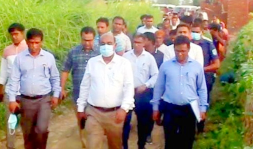 আশ্রয়ণ প্রকল্পের গৃহসহ বিভিন্ন উন্নয়ন  কাজ পরিদর্শন করলেন অতিরিক্ত সচিব