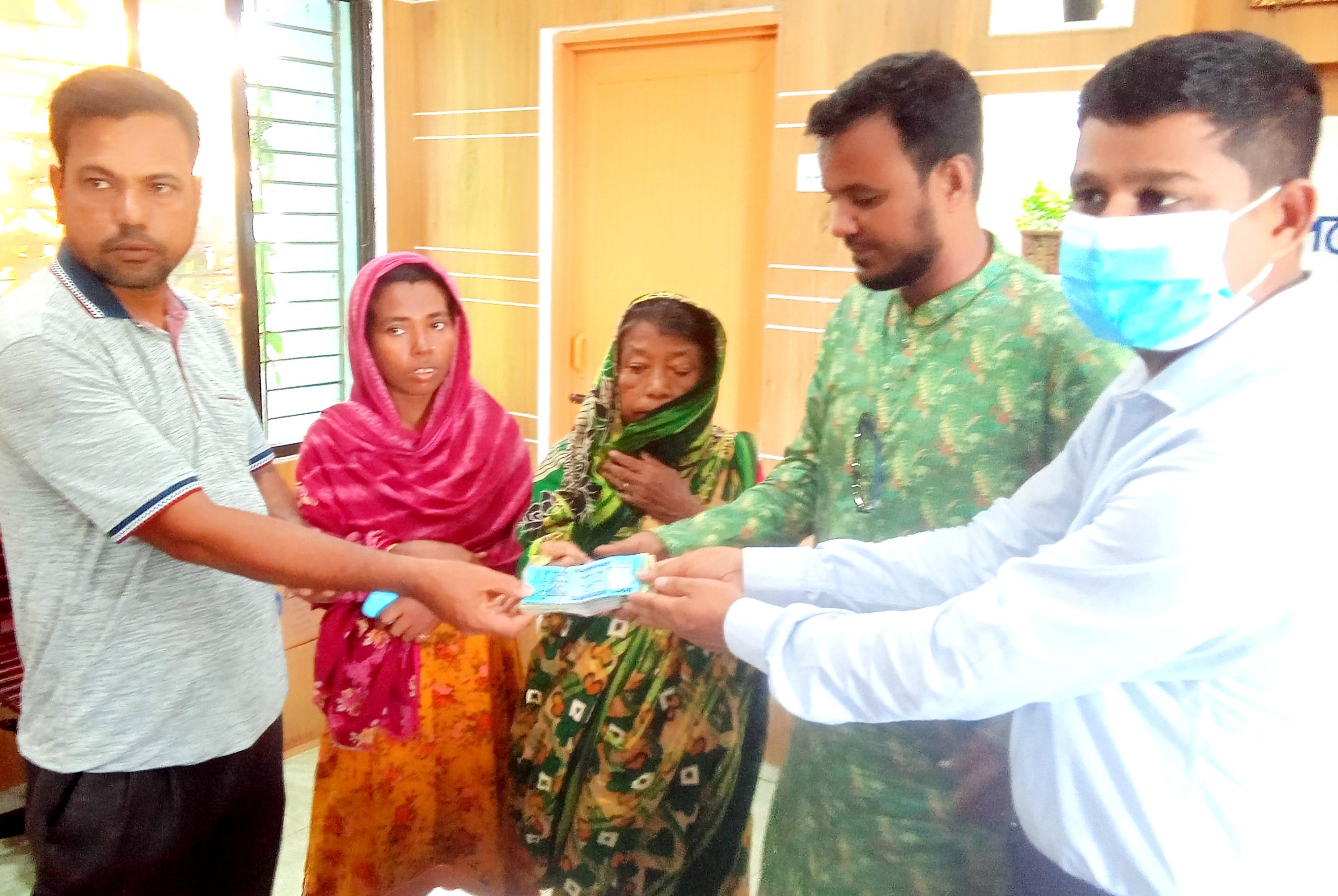 লাখাইয়ে মানবিক ইউএনও’র হস্তক্ষেপে নয়নতারা পেল ৫০ হাজার টাকা