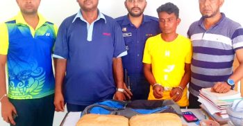 লাখাইয়ে গাঁজাসহ এক মাদক কারবারি গ্রেপ্তার