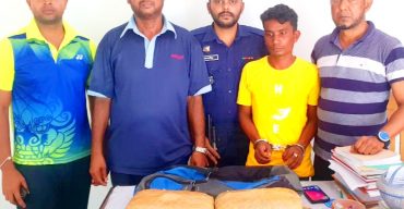 লাখাইয়ে গাঁজাসহ এক মাদক কারবারি গ্রেপ্তার
