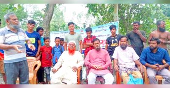 লাখাইয়ে প্রান্তিক মৎস্য চাষীদের সাথে মতবিনিময়