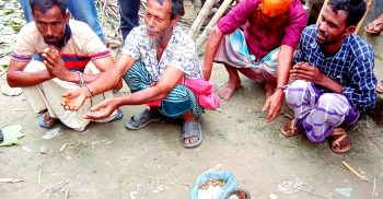 লাখাইয়ে চার মাদক সেবনকারীর তিন মাসের বিনাশ্রম কারাদণ্ড