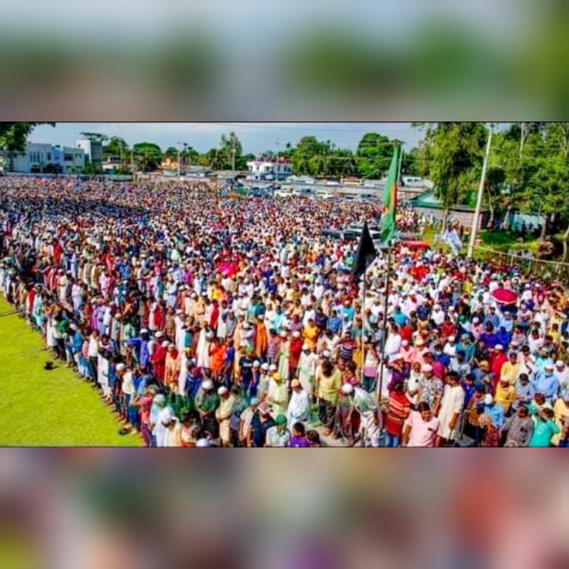 লাখো মানুষের শ্রদ্ধায় ডেপুটি স্পিকার ফজলে রাব্বী মিয়ার দাফন সম্পন্ন