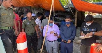 হবিগঞ্জের লাখাইয়ে ভ্রাম্যমাণ আদালতের অবৈধ উচ্ছেদ অভিযান; জরিমানা আদায়