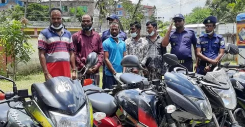 আন্তঃজেলা চোর চক্রের ৫ সদস্য আটক