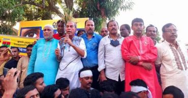 কেন্দ্রীয় কর্মসুচির অংশ হিসাবে বিএনপির বিক্ষোভ- সমাবেশ