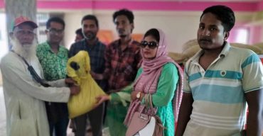 লাখাইয়ে ওএমএস এর চাল বিক্রির উদ্বোধন