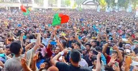 কেন্দ্রীয় কর্মসূচির অংশ হিসেবে গাইবান্ধায় বিএনপির বিক্ষোভ-সমাবেশ