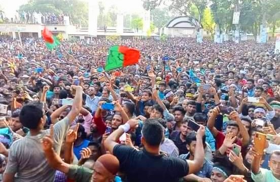 কেন্দ্রীয় কর্মসূচির অংশ হিসেবে গাইবান্ধায় বিএনপির বিক্ষোভ-সমাবেশ